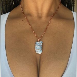 One of a Kind, Blue Kyanite Gemstone Necklace